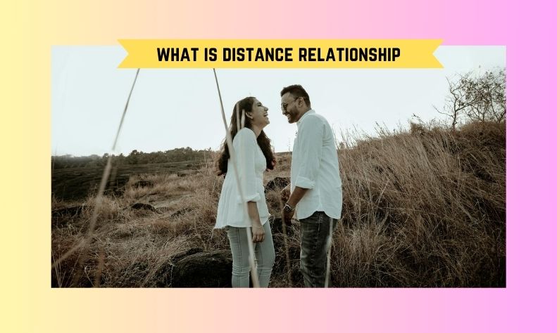 A distance relationship is a romantic relationship where partners live far apart. They maintain their bond through digital communication.